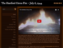 Tablet Screenshot of circusfire1944.com